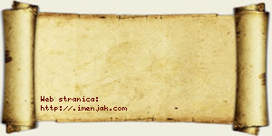 Cane Debeljak vizit kartica